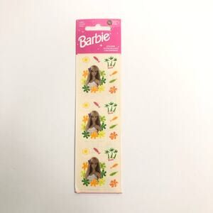 vintage sandy lion barbie stickers tropical 1998 sealed palm trees junk journals